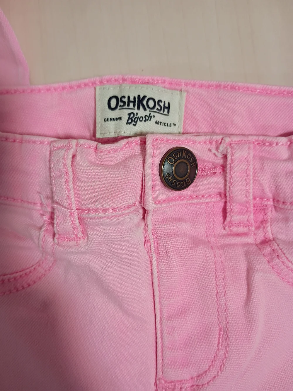 OshKosh B'gosh Girls' Light Pink Stretch Skinny Pants
